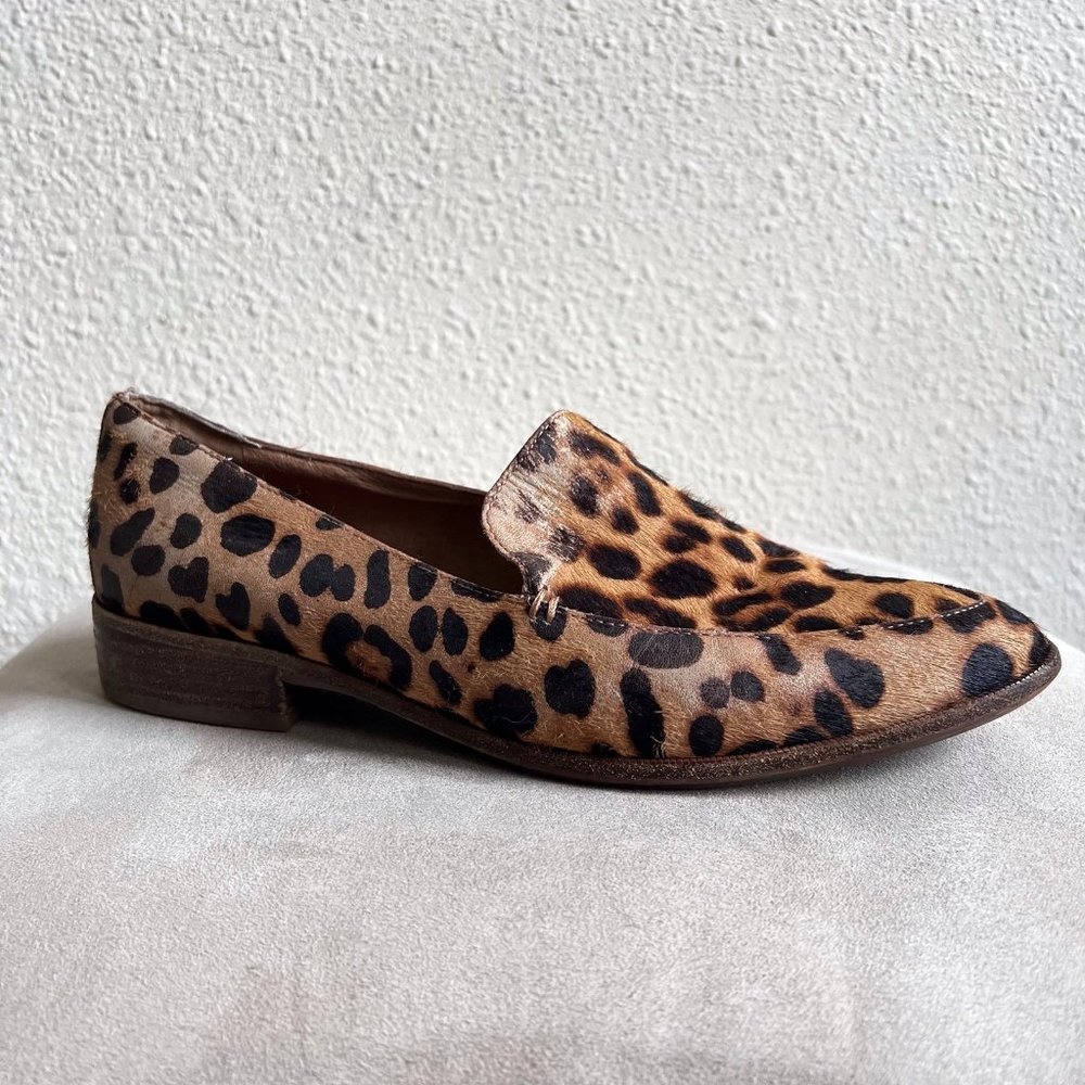 Madewell The Frances Genuine Calf Hair Loafer Shoes 10